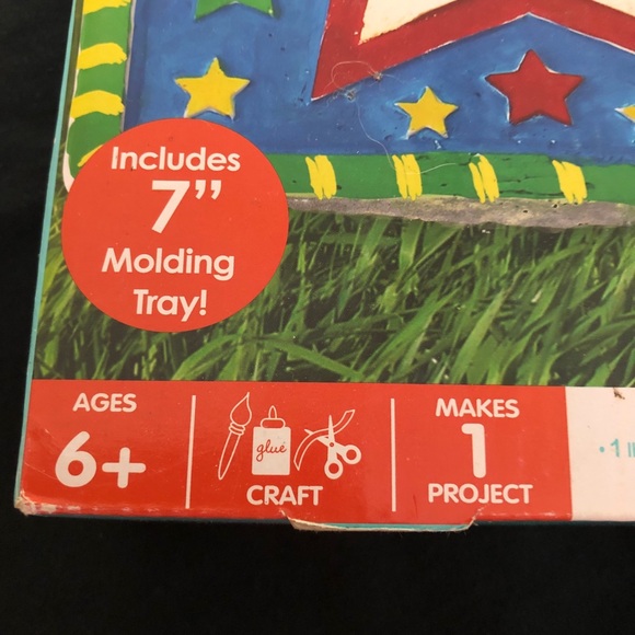 Keepsake Stone Craft, Grandkid Gift, BUNDLE w/other itemsPlaster Mold.New  inBox - Picture 2 of 7